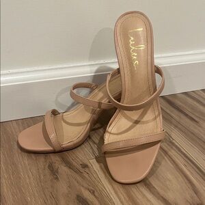 Lulu's Nude Strappy Heels